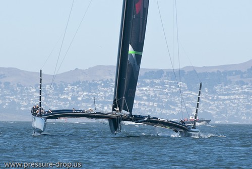 Oracle Team USA - Day 7 - October 15, 2012 - © Erik Simonson/ pressure-drop.us http://www.pressure-drop.us